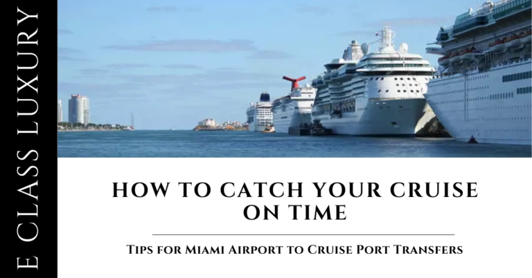How to Catch Your Cruise on Time