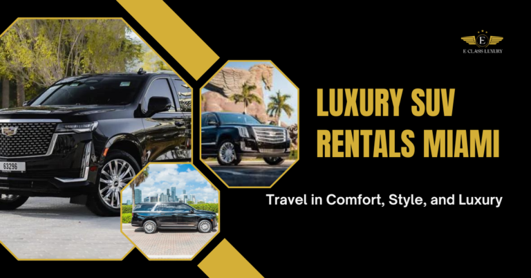 Luxury SUV Rentals Miami