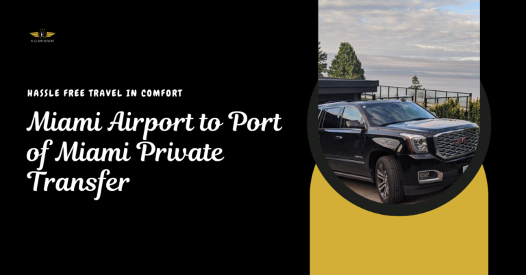 Miami Airport to Port of Miami Private Transfer