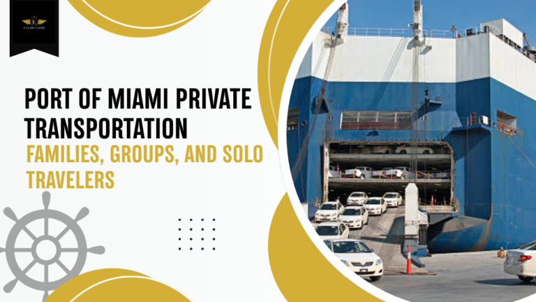 Luxury Port of Miami private transportation with experienced chauffeurs and spacious vehicles.