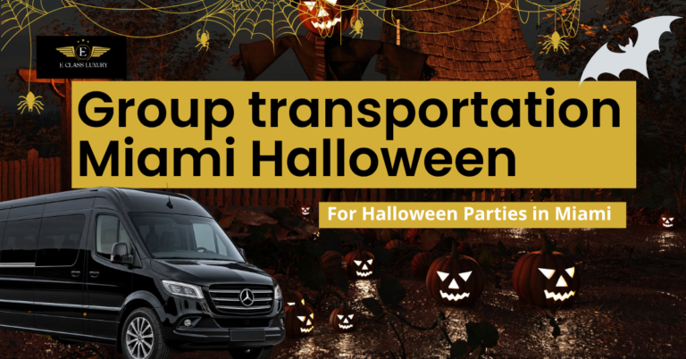 Group transportation Miami Halloween